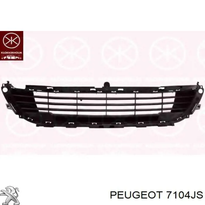 Rejilla de ventilación, parachoques trasero, izquierda para Citroen C4 (LC)