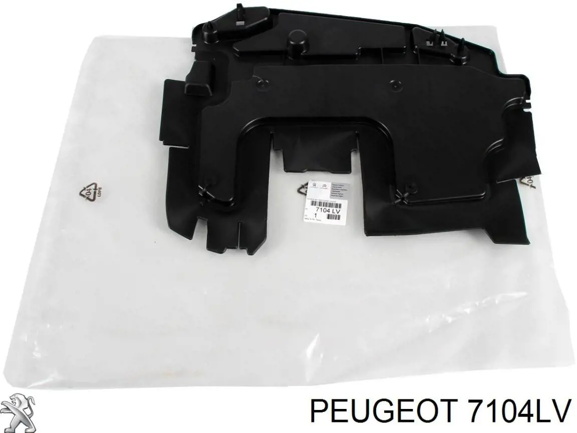 Deflector de aire del radiador izquierdo Peugeot/Citroen 7104LV precio, desde 57,97 EUR