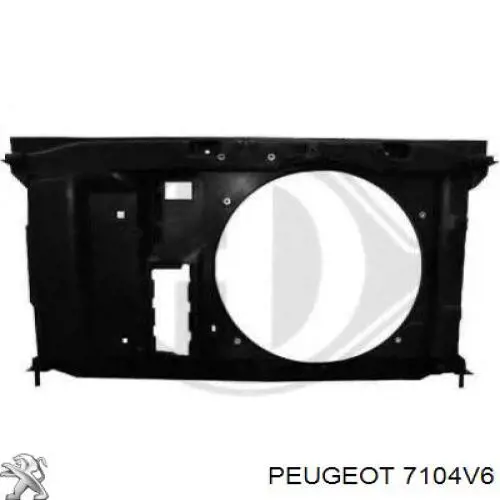 Comprar 7104V6 Peugeot/Citroen Marco de montaje del radiador