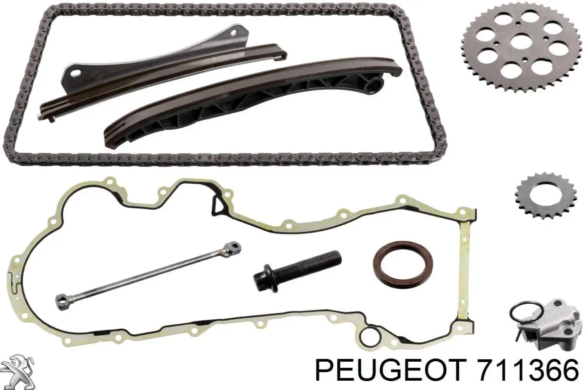 711366 Peugeot/Citroen soporte de radiador izquierdo (panel de montaje para foco)
