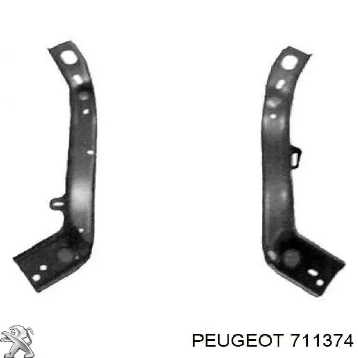 Soporte superior del guardabarros delantero derecho Peugeot/Citroen 711374 precio, desde  