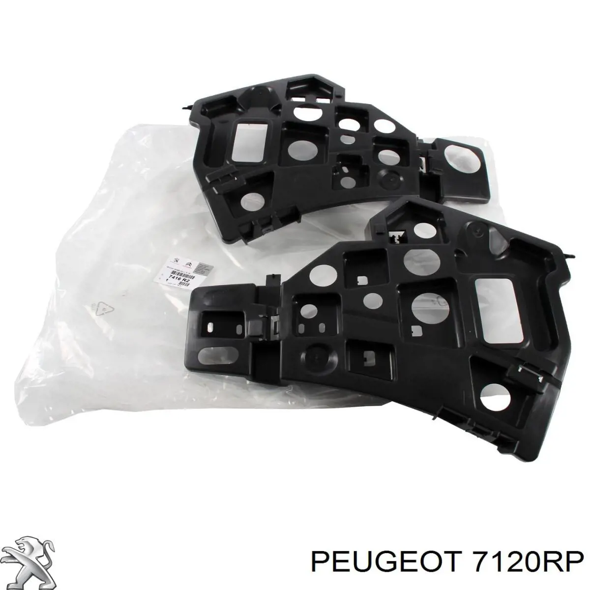 7120RP Peugeot/Citroen Soporte delantero de guardabarros delantero derecho
