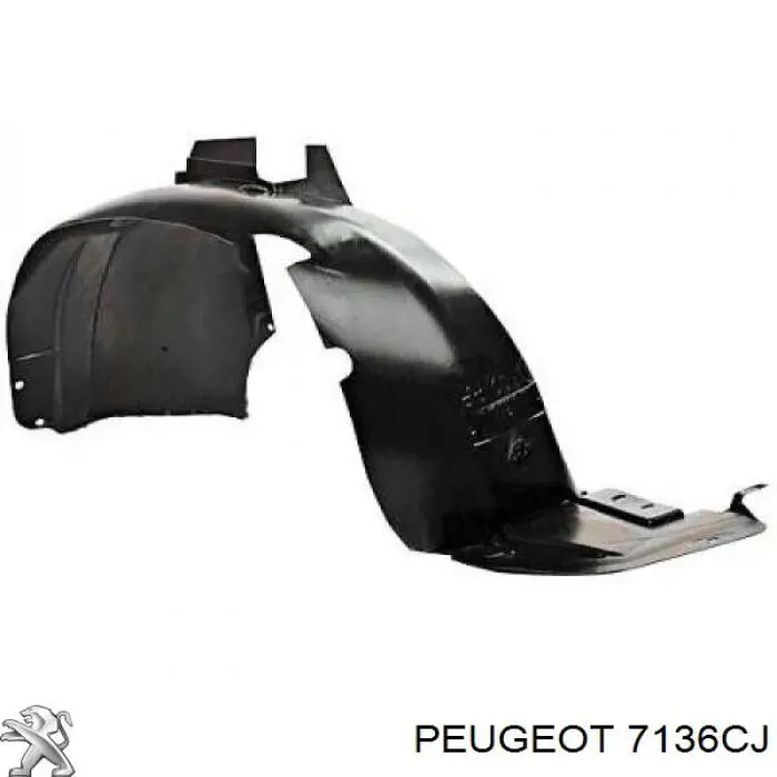 Guardabarros interior derecho, aleta delantera Peugeot/Citroen 7136CJ precio, desde 23,58 EUR