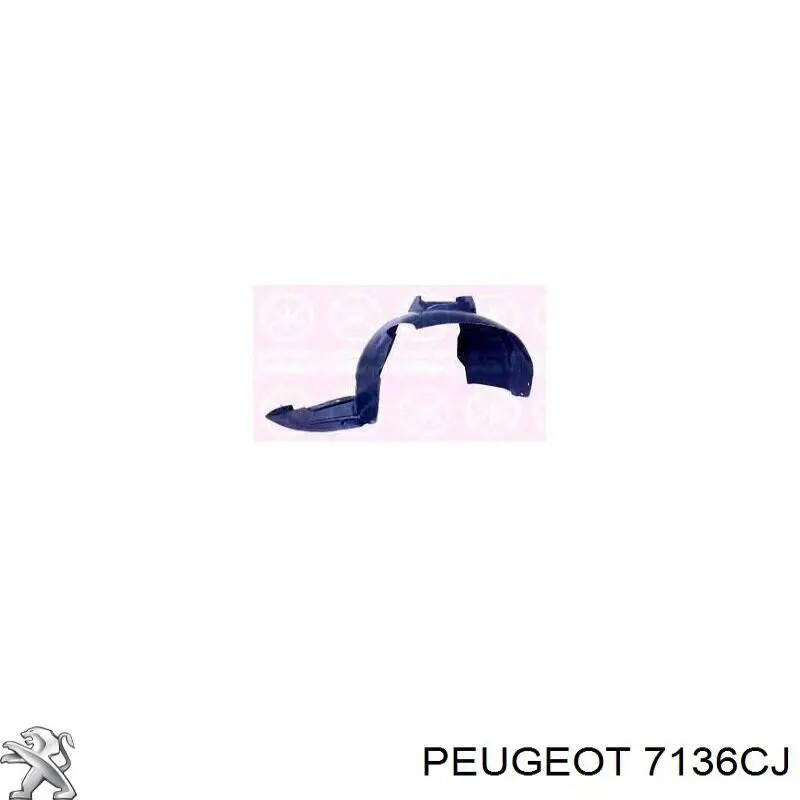 Comprar 7136CJ Peugeot/Citroen Paso de rueda delantero derecho