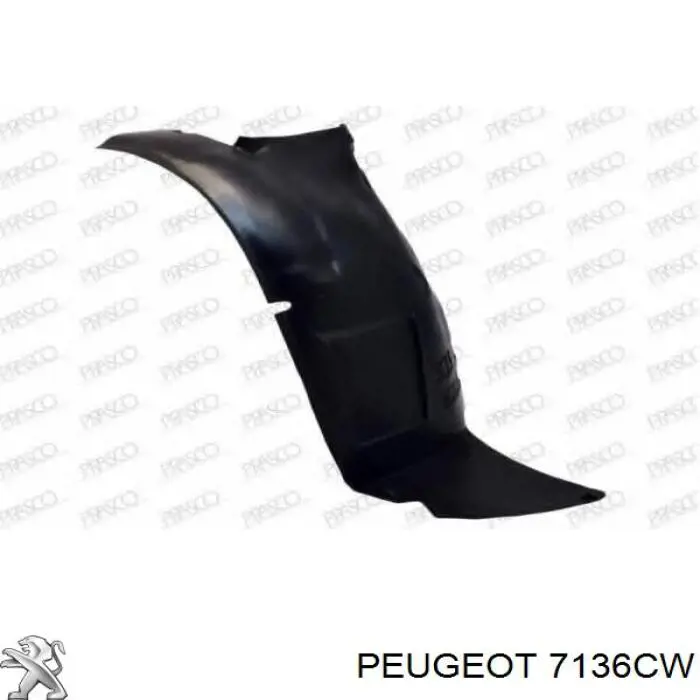 Guardalodos interior delantero derecho Peugeot/Citroen 7136CW precio, desde 22,29 EUR