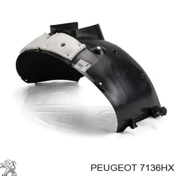 Guardabarros interior derecho, aleta delantera Peugeot/Citroen 7136HX precio, desde 42,67 EUR