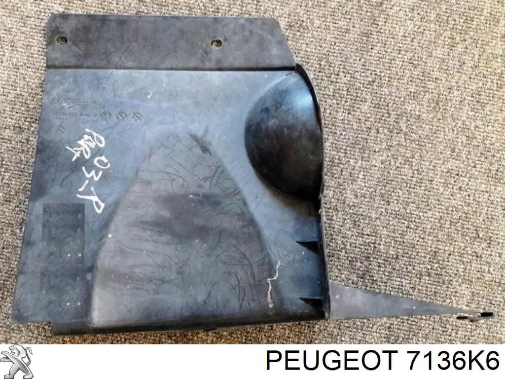 Comprar 7136K6 Peugeot/Citroen Protección derecha del motor