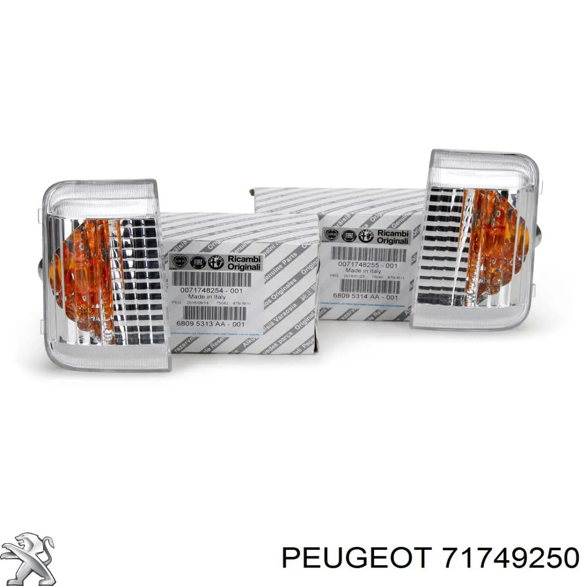 Luz de gálibo lateral (furgón) Peugeot/Citroen 71749250