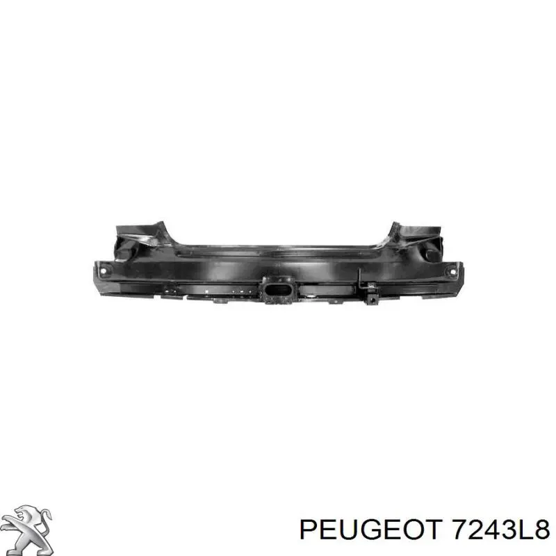 7243L8 Peugeot/Citroen panel trasero de maletero