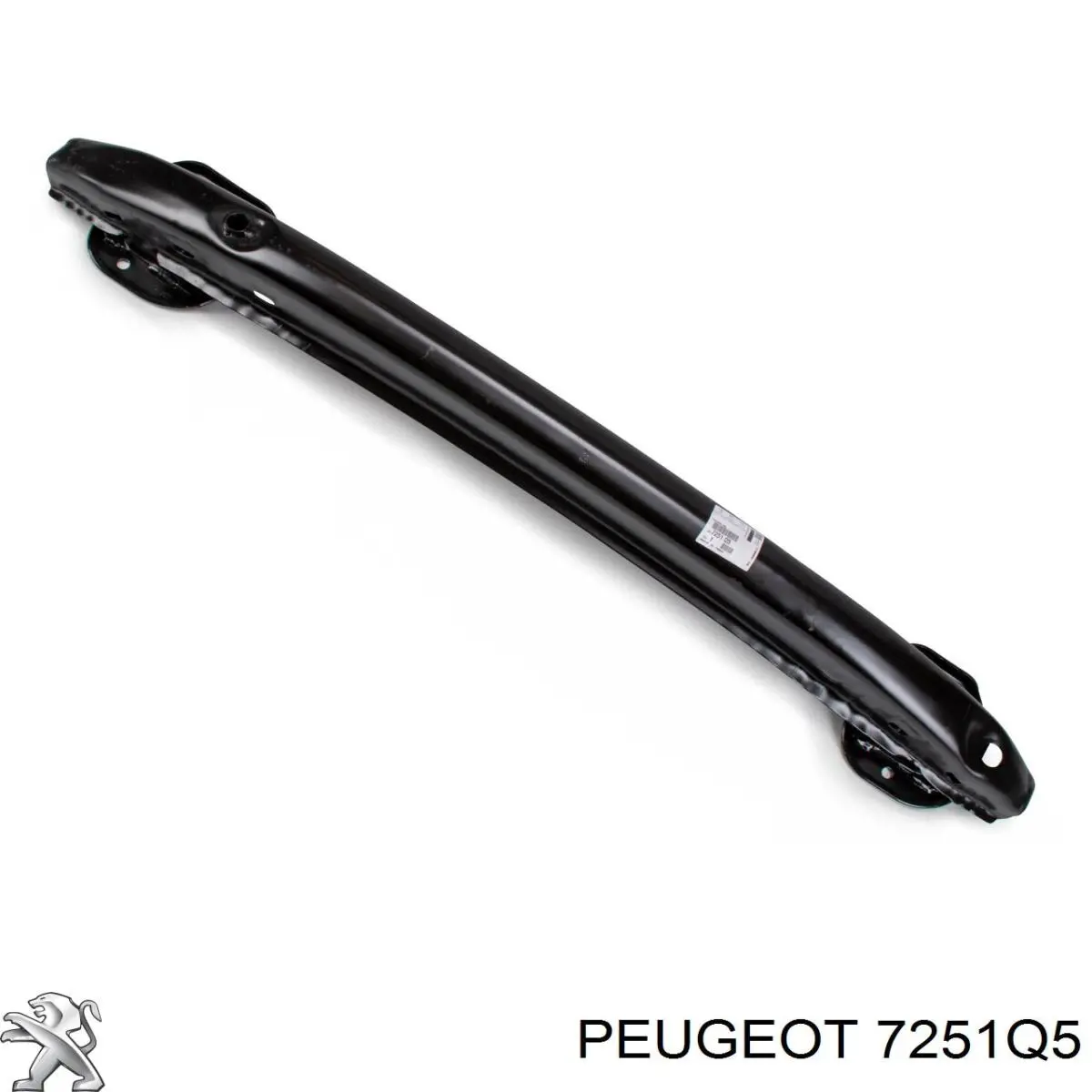 7251Q5 Peugeot/Citroen refuerzo parachoques trasero