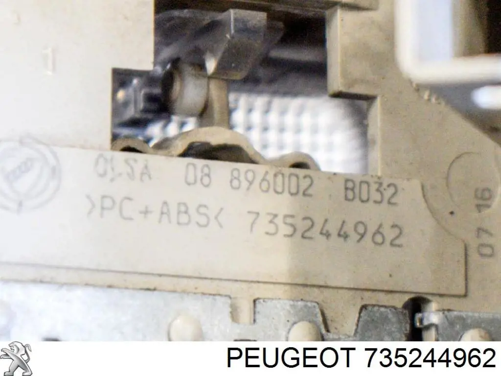 Luz de techo interior (cabina) 735244962 Peugeot/Citroen