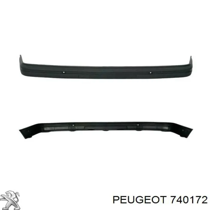 740172 Peugeot/Citroen Paragolpes delantero