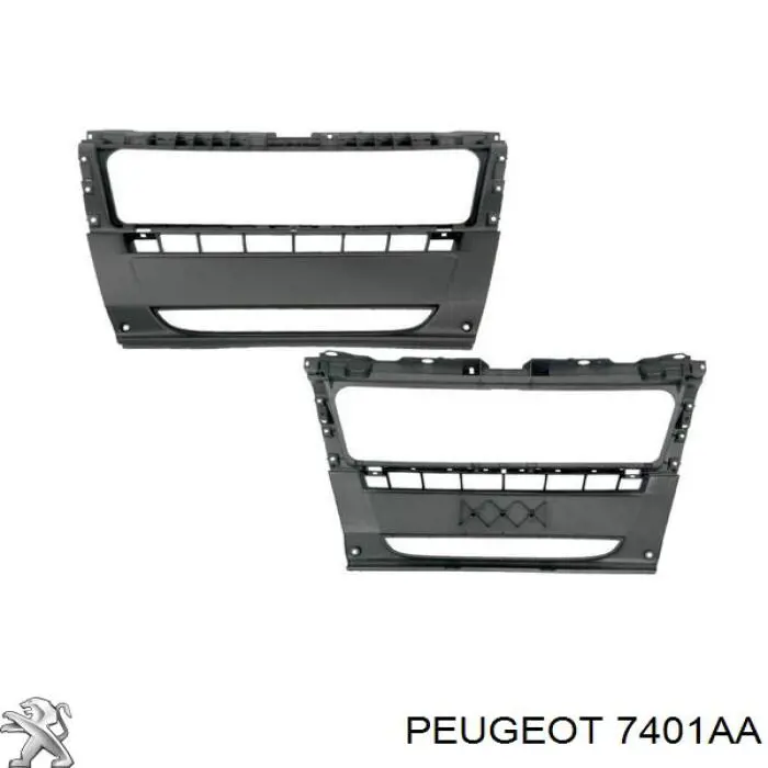7401AA Peugeot/Citroen paragolpes delantero