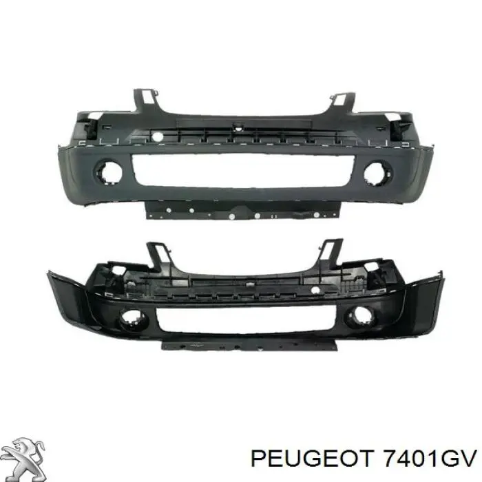 Parachoques delantero Peugeot/Citroen 7401GV precio, desde 91,49 EUR