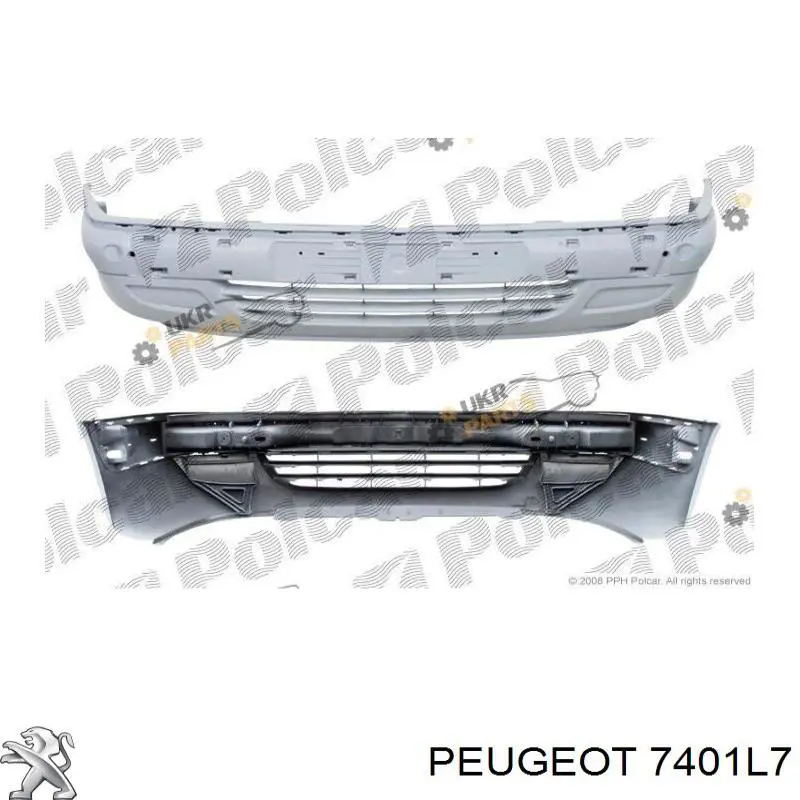 1610768880 Peugeot/Citroen paragolpes delantero