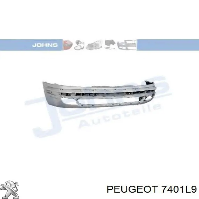 Parachoques delantero Peugeot/Citroen 7401L9 precio, desde 124,87 EUR
