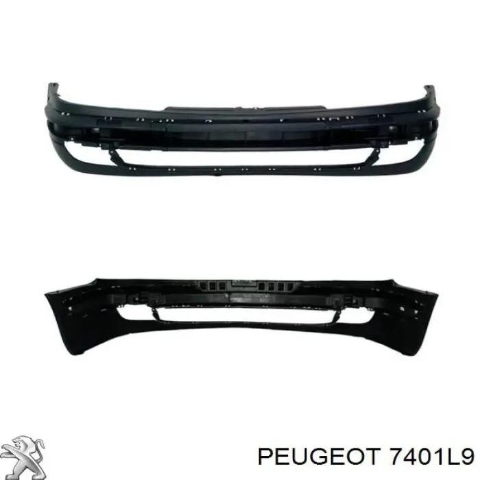 Comprar 7401L9 Peugeot/Citroen Defensa delantera