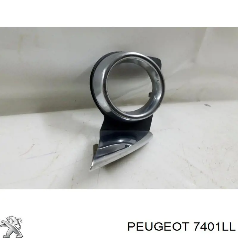 Embellecedor, faro antiniebla izquierdo para Peugeot 4007 (GP)