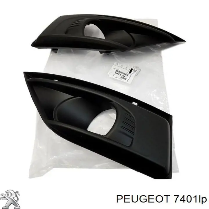 Embellecedor, faro antiniebla derecho para Peugeot 4007 (GP)