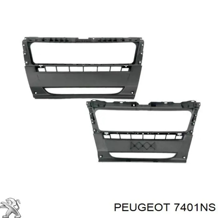 7401NS Peugeot/Citroen paragolpes delantero