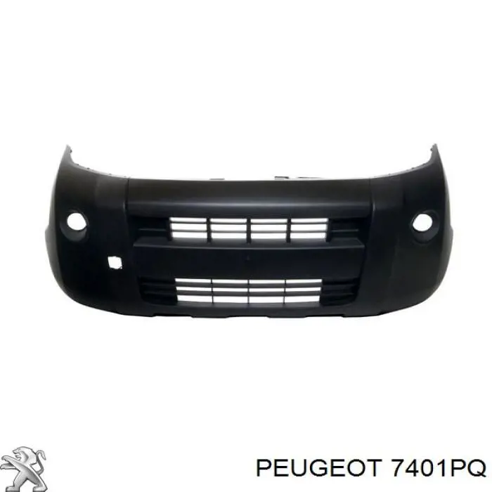 7401PQ Peugeot/Citroen paragolpes delantero