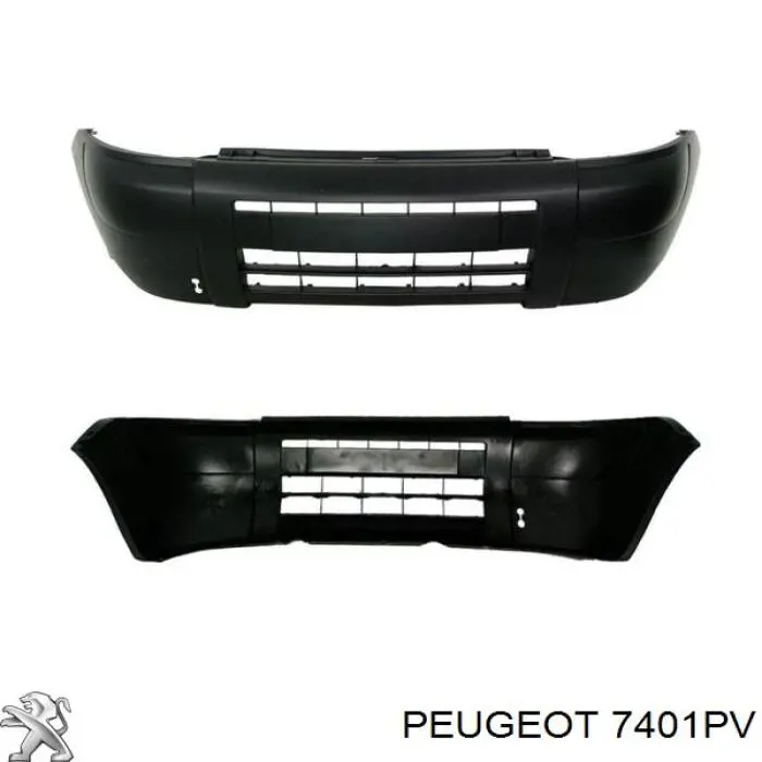 7401PV Peugeot/Citroen parachoques delantero