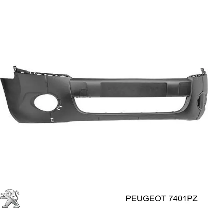 7401PZ Peugeot/Citroen paragolpes delantero