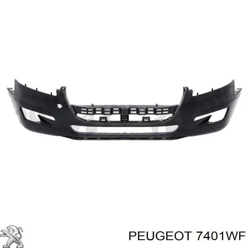7401WF Peugeot/Citroen paragolpes delantero