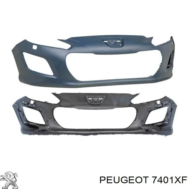 7401XF Peugeot/Citroen paragolpes delantero