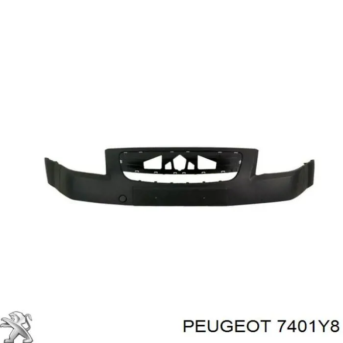 7401Y8 Peugeot/Citroen Parachoques delantero, parte superior