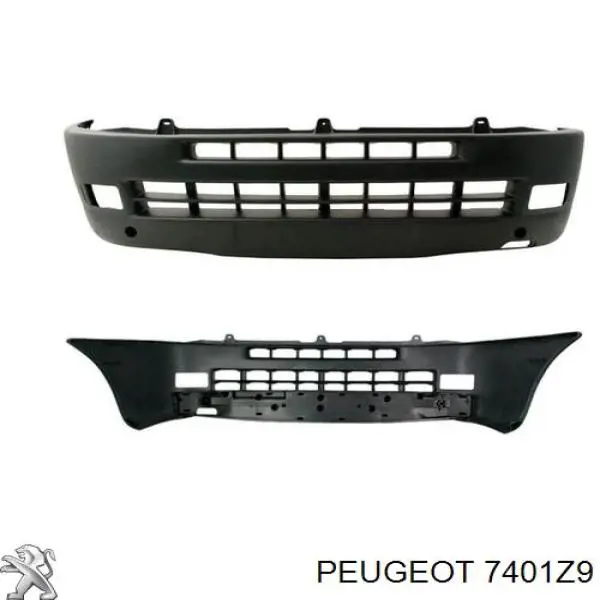 Parachoques Peugeot/Citroen 9644644277