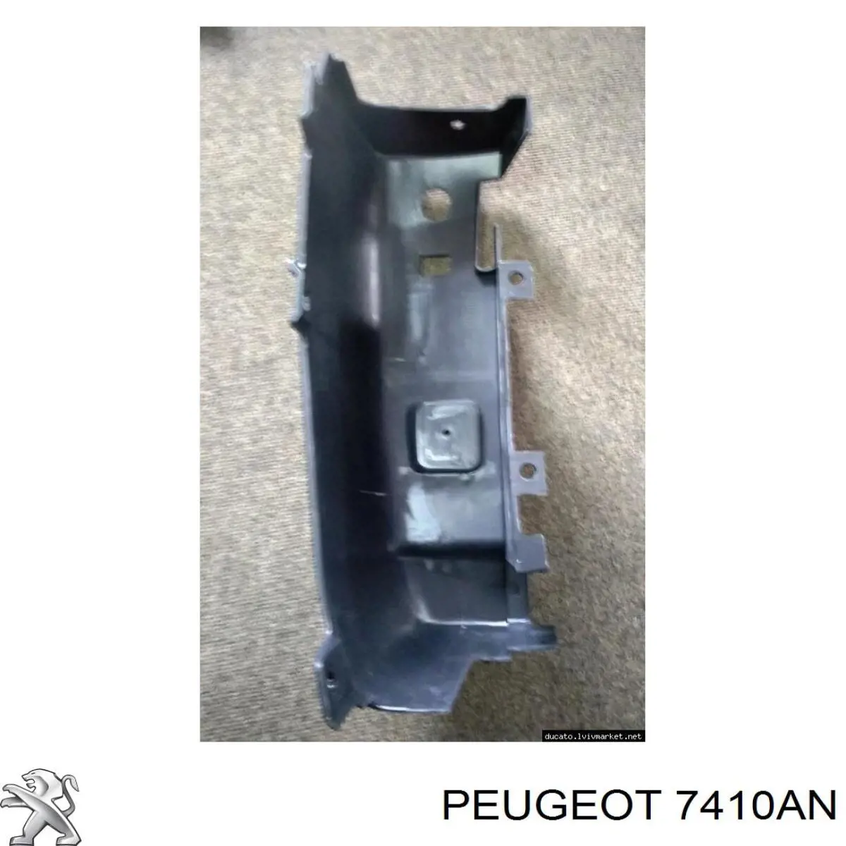 Comprar 7410AN Peugeot/Citroen Parachoques trasero, parte derecha