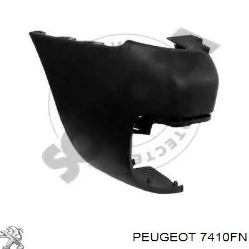 7410FN Peugeot/Citroen Parachoques trasero, parte izquierda