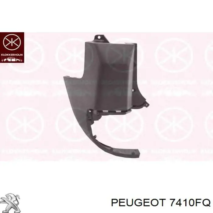 Comprar 7410FQ Peugeot/Citroen Parachoques trasero, parte izquierda