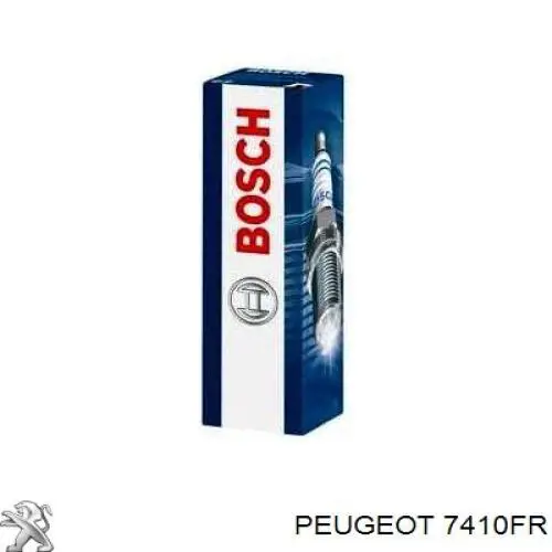 Parachoques trasero, parte derecha 7410FR Peugeot/Citroen