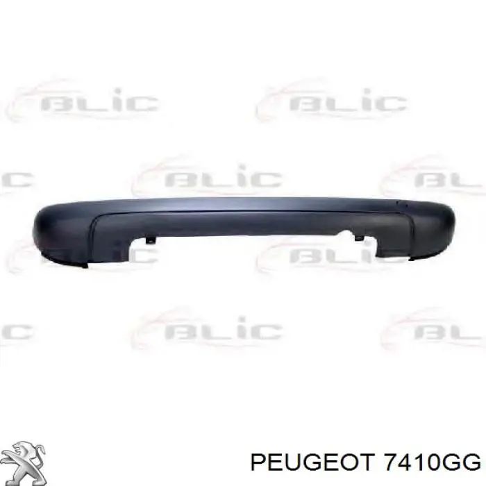 7410GG Peugeot/Citroen Parachoques trasero, parte central