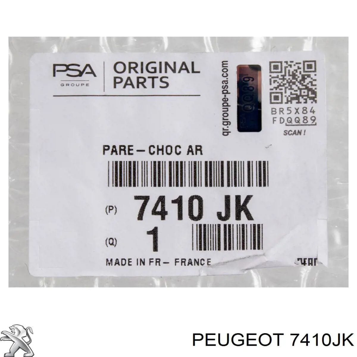 7410JK Peugeot/Citroen Defensa trasero