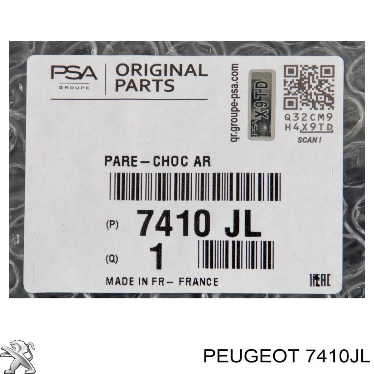 7410JL Peugeot/Citroen Defensa trasero
