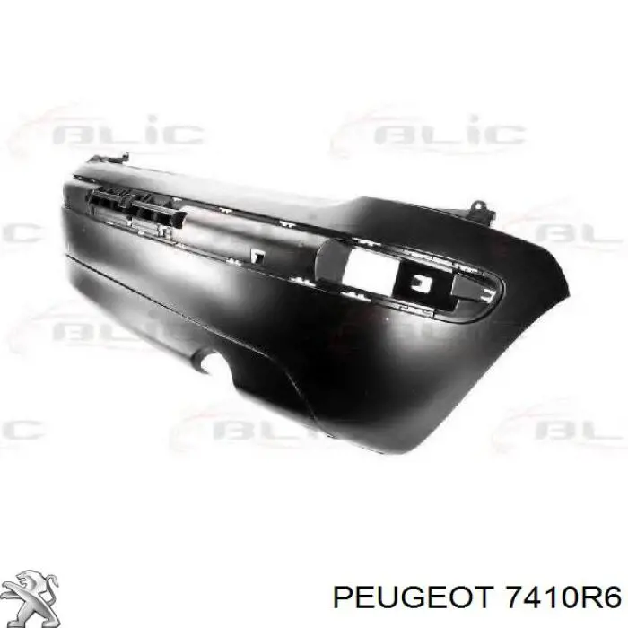 P22674 Peugeot/Citroen parachoques trasero