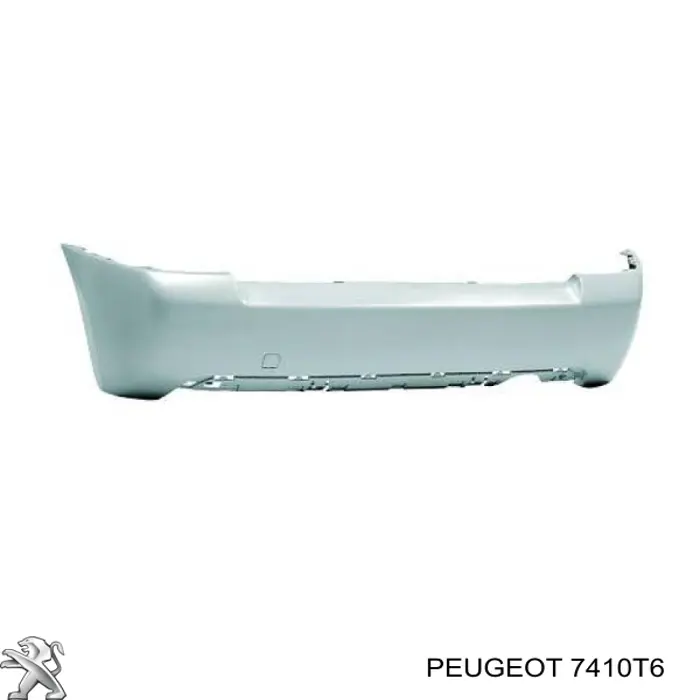 7410T6 Peugeot/Citroen parachoques trasero