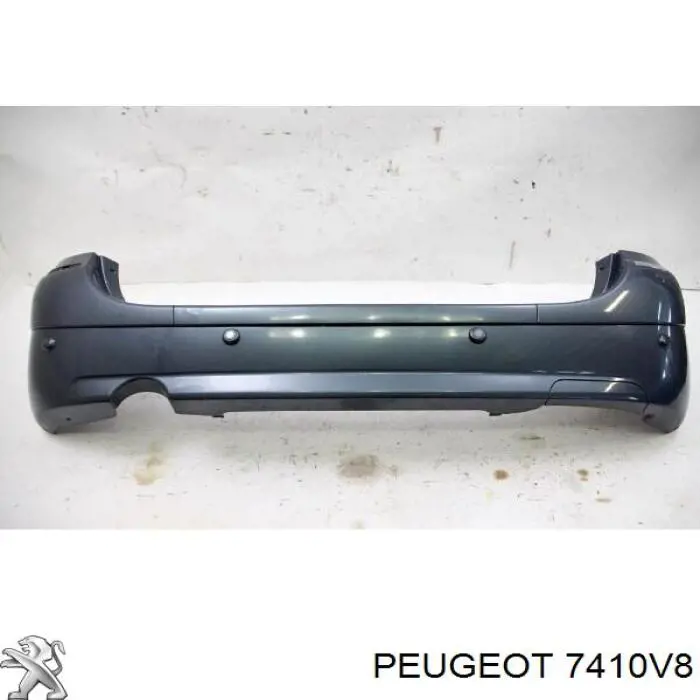 00007013N2 Peugeot/Citroen parachoques trasero