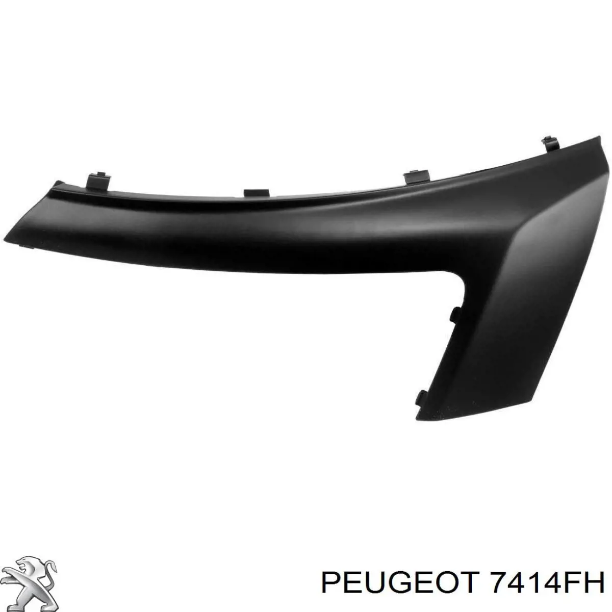 7414FH Peugeot/Citroen rejilla de antinieblas, parachoques delantero