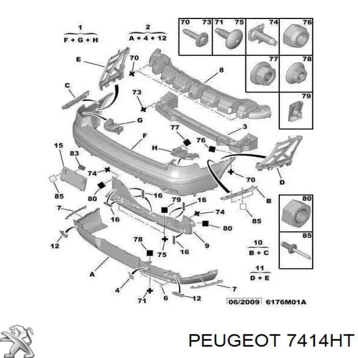 7414HT Peugeot/Citroen