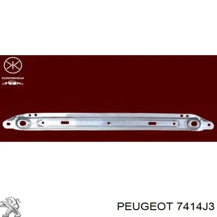 Refuerzo paragolpes delantero para Peugeot 406 (8C)