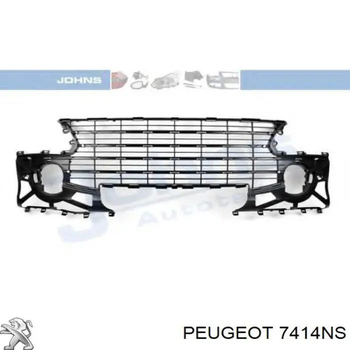 Comprar 7414NS Peugeot/Citroen Rejilla del parachoques delantero