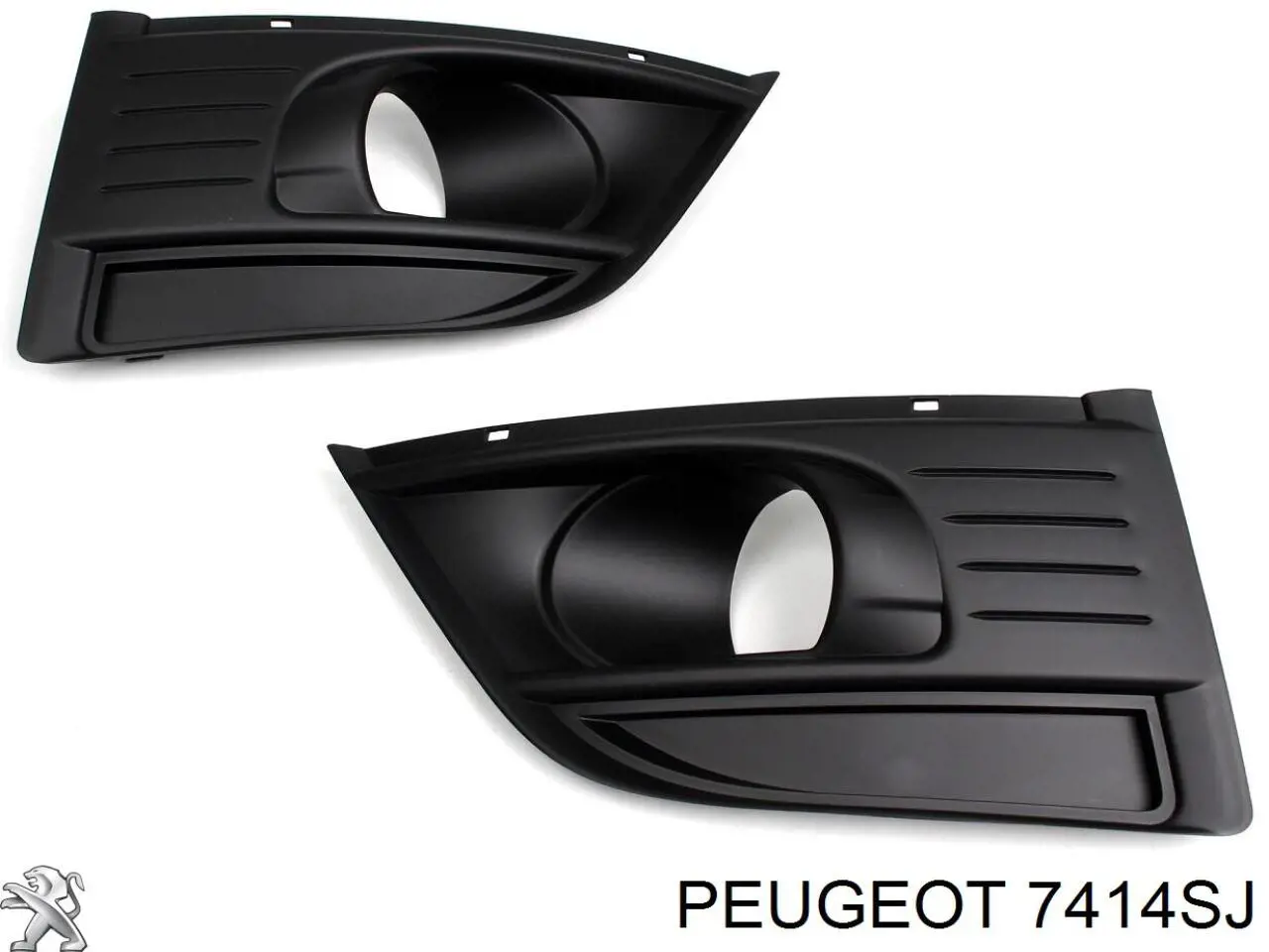 7414SJ Peugeot/Citroen rejilla de ventilación, parachoques delantero