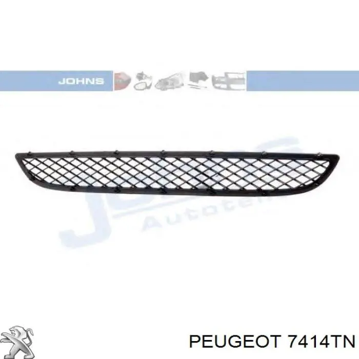 7414TN Peugeot/Citroen rejilla de ventilación, parachoques delantero