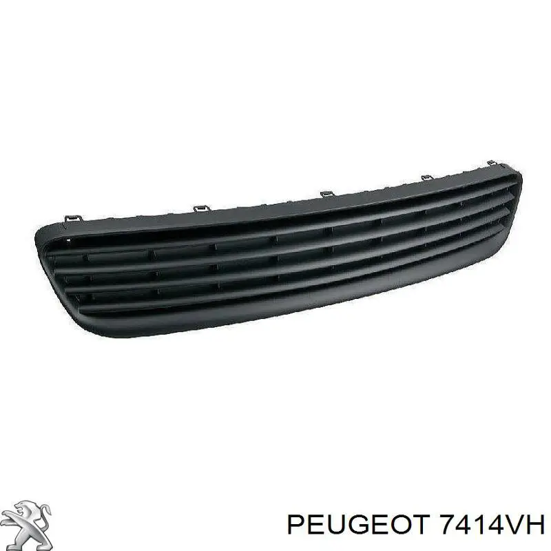7414VH Peugeot/Citroen rejilla de ventilación, parachoques trasero, central