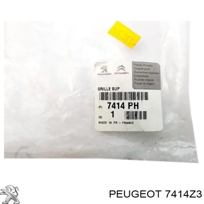 Comprar 7414Z3 Peugeot/Citroen Absorbedor del parachoques delantero