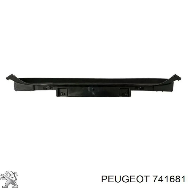 741681 Peugeot/Citroen soporte de parachoques trasero central